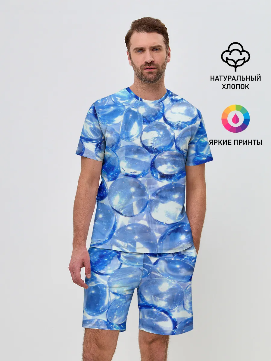 Мужской костюм с шортами / Абстракция