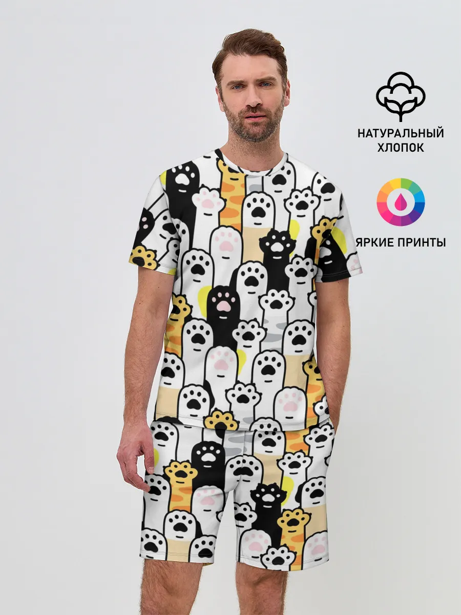 Мужской костюм с шортами / КОШАЧИЬ ЛАПЫ