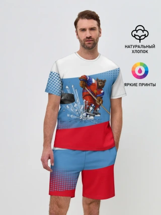 Мужской костюм с шортами / Русский хоккей