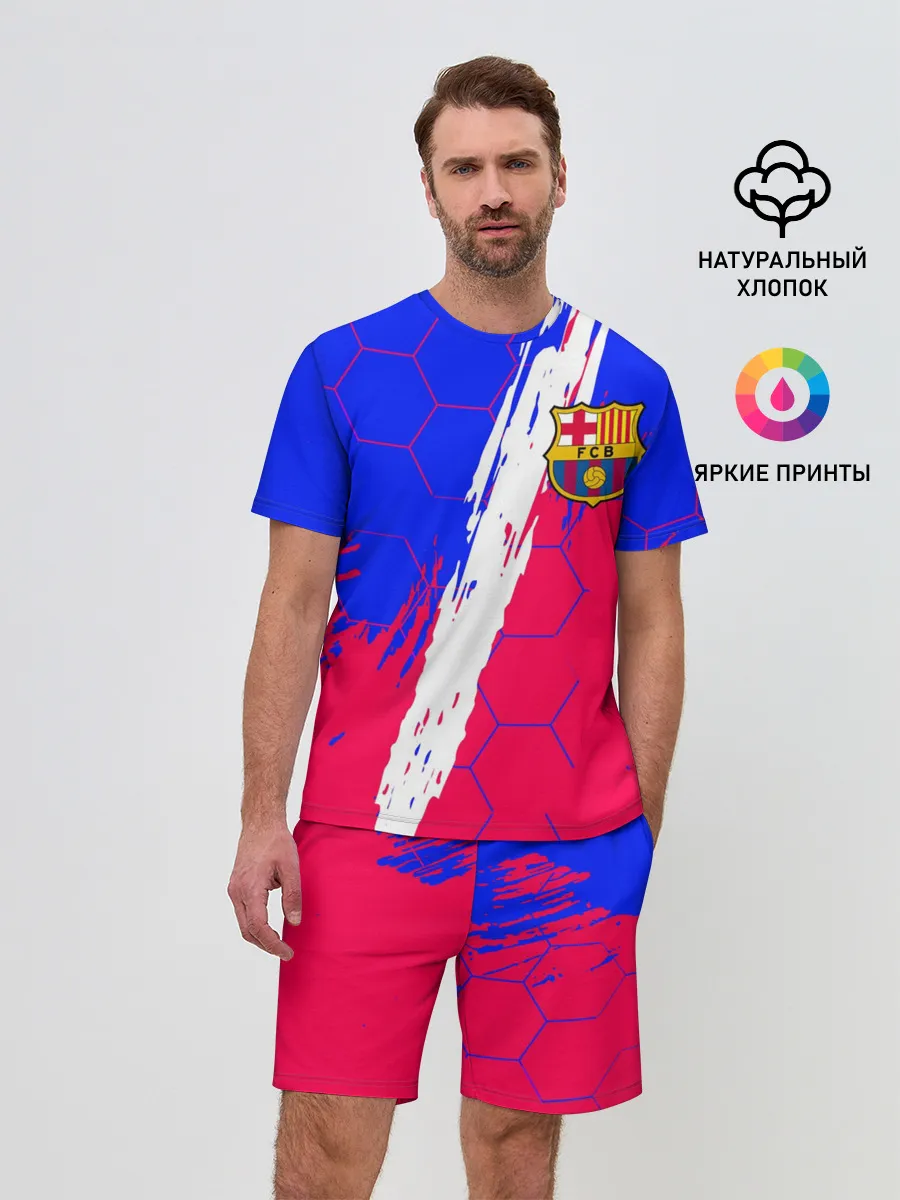 Мужской костюм с шортами / FC BARCELONA / ФК БАРСЕЛОНА