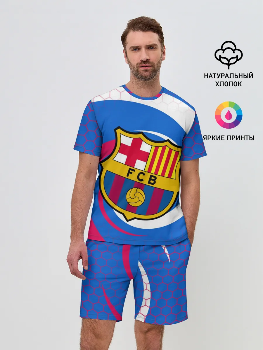 Мужской костюм с шортами / FC BARCELONA / ФК БАРСЕЛОНА