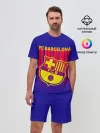 Мужской костюм с шортами / FC BARCELONA / ФК БАРСЕЛОНА