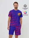 Мужской костюм с шортами / FC BARCELONA / ФК БАРСЕЛОНА