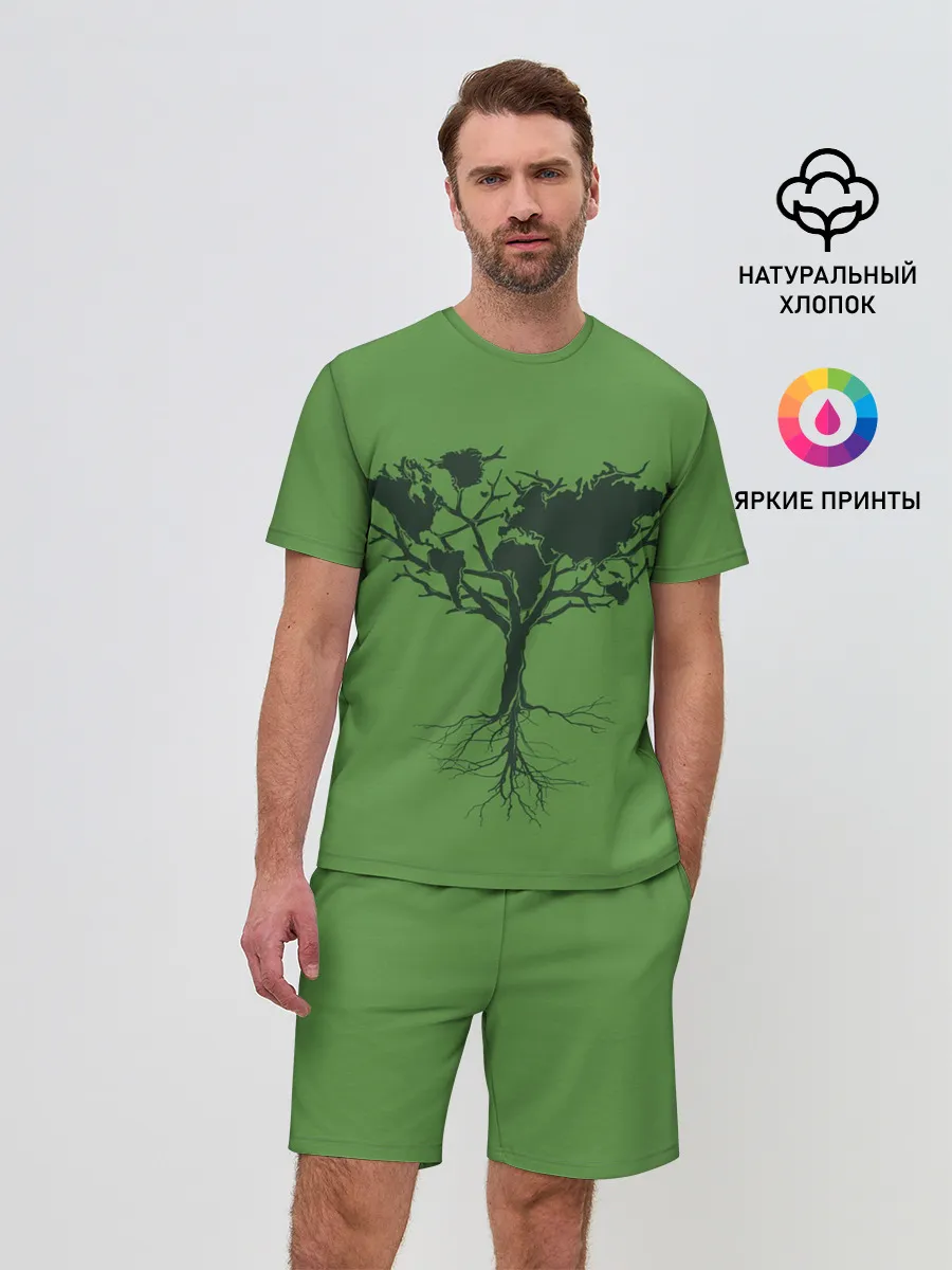 Мужской костюм с шортами / Древо Мира