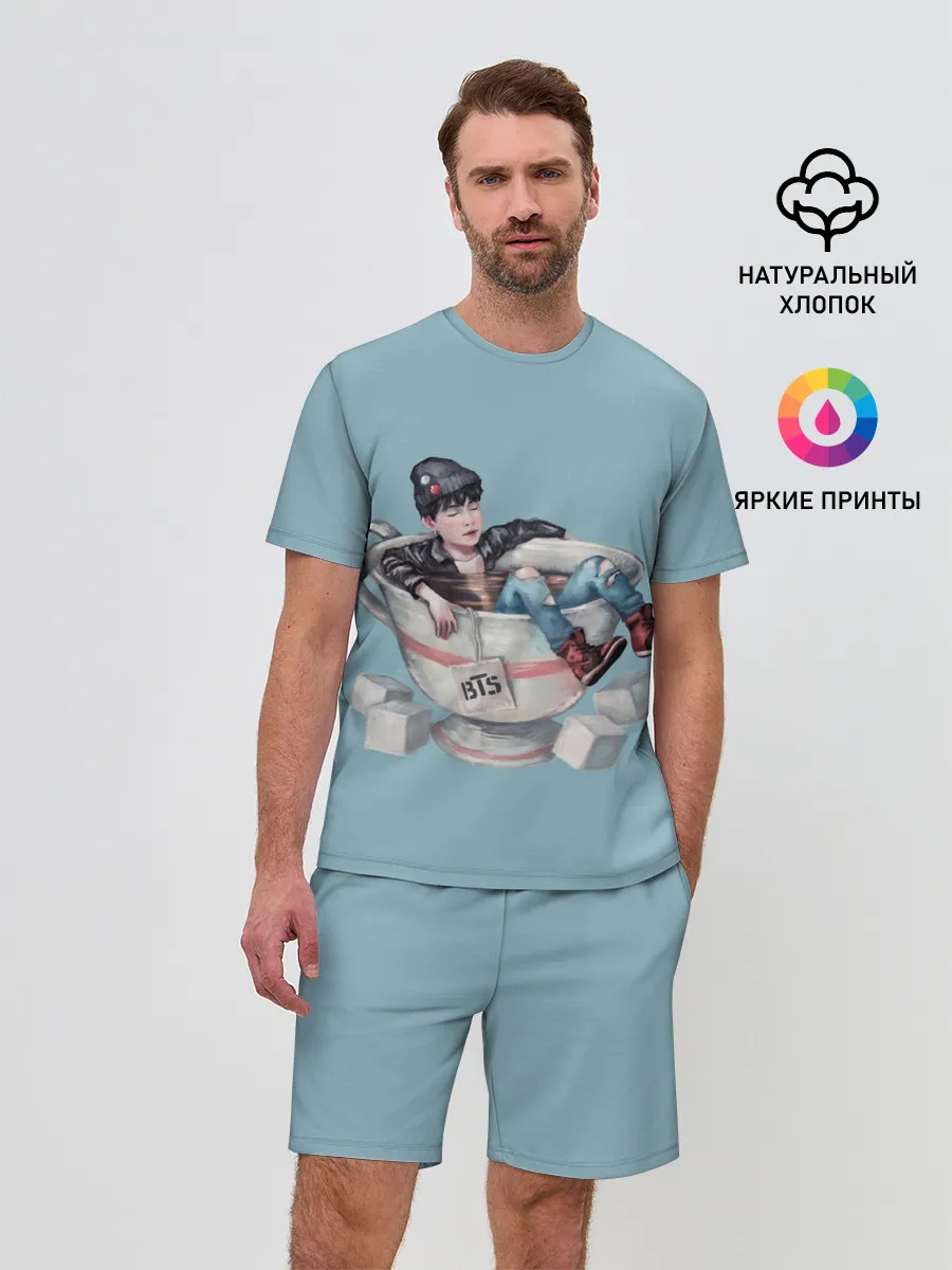 Мужской костюм с шортами / BTS in cup