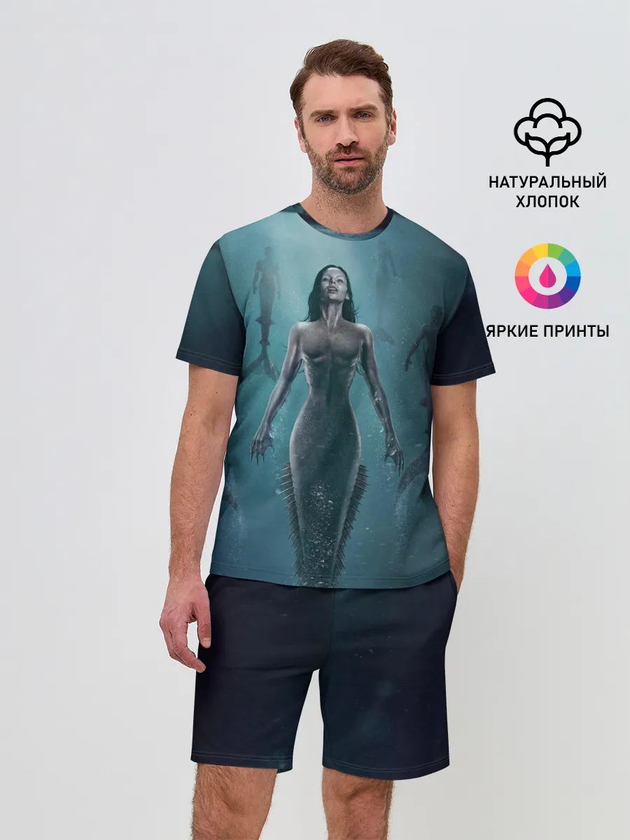 Мужской костюм с шортами / Русалка