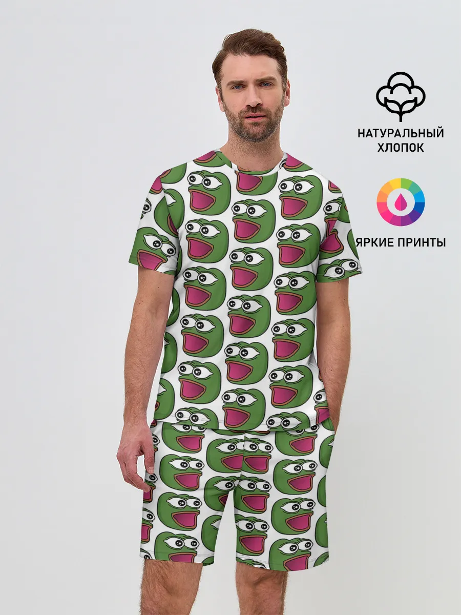 Мужской костюм с шортами / Poggers Pattern