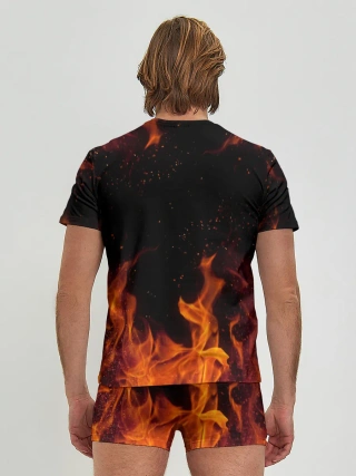 Мужские трусы с футболкой / ОГОНЬ | FIRE