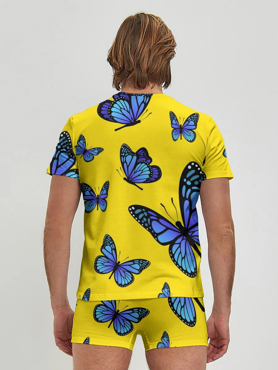 Мужские трусы с футболкой / БАБОЧКИ