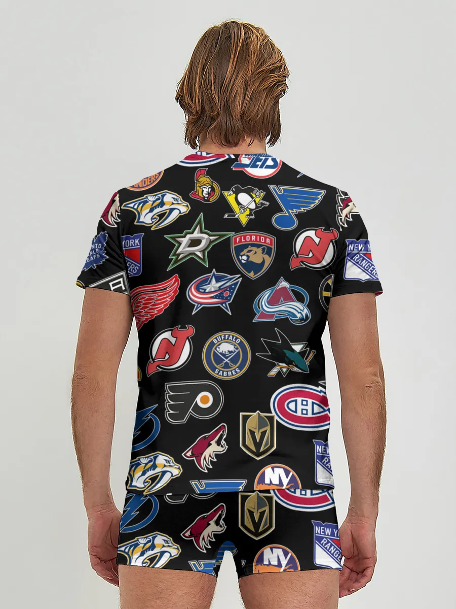 Мужские трусы с футболкой / NBA PATTERN