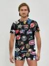 Мужские трусы с футболкой / NBA PATTERN