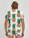 Мужские трусы с футболкой / Ананасовый арт