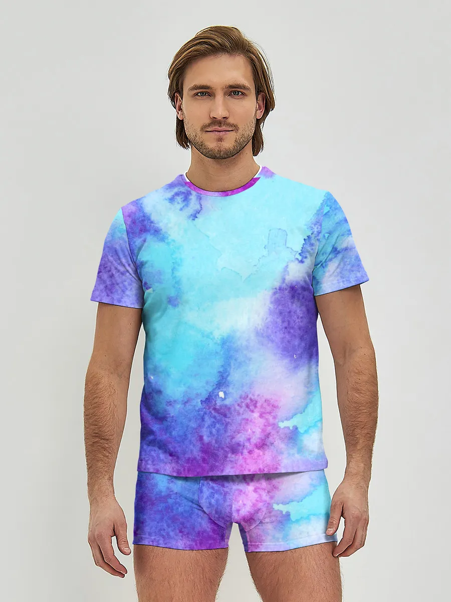 Мужские трусы с футболкой / Краски