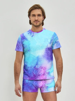 Мужские трусы с футболкой / Краски