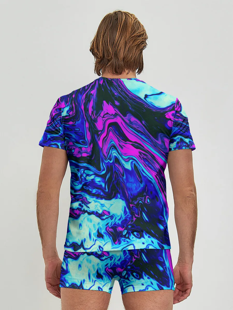 Мужские трусы с футболкой / DIGITAL ABSTRACT