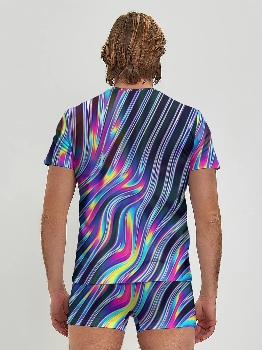 Мужские трусы с футболкой / DIGITAL ABSTRACT