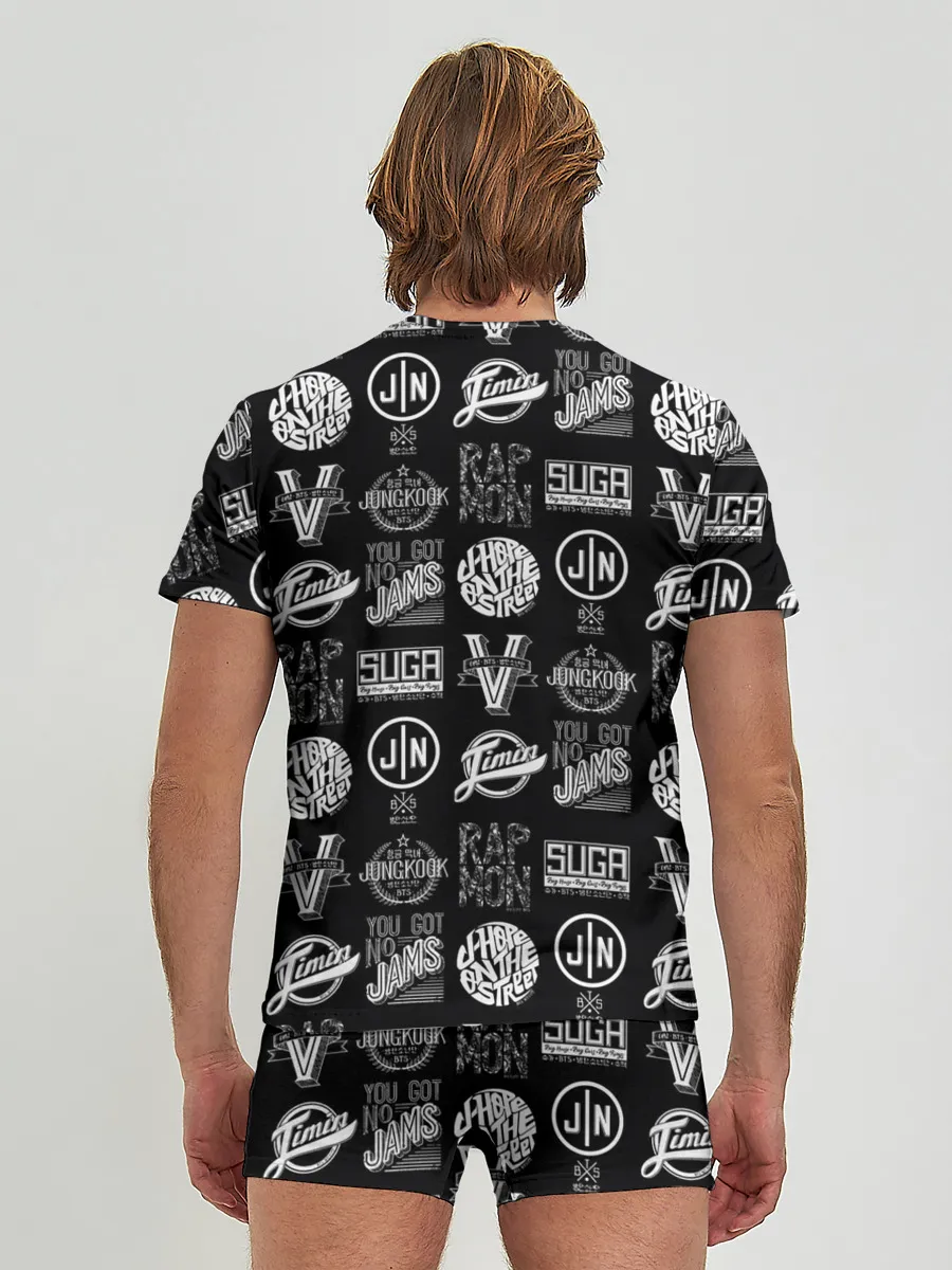 Мужские трусы с футболкой / BTS