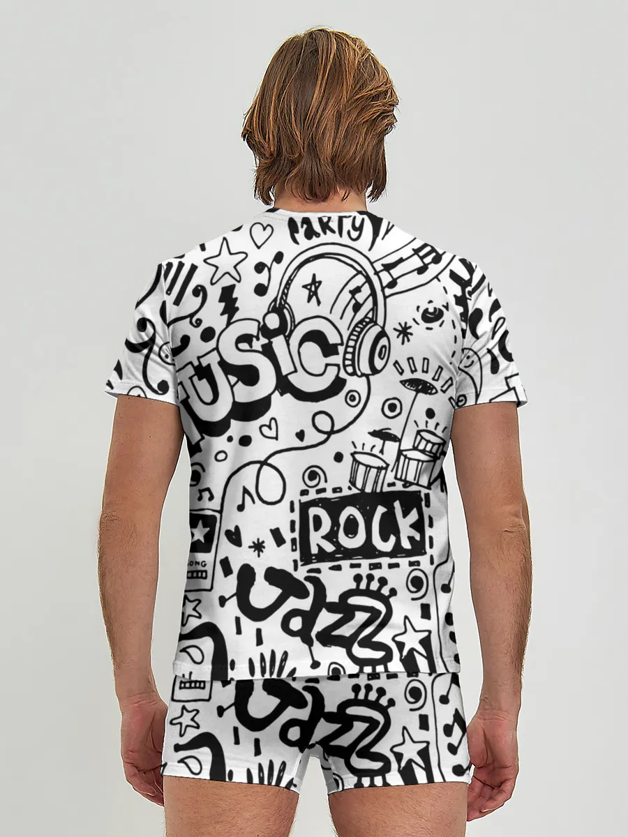 Мужские трусы с футболкой / Rock