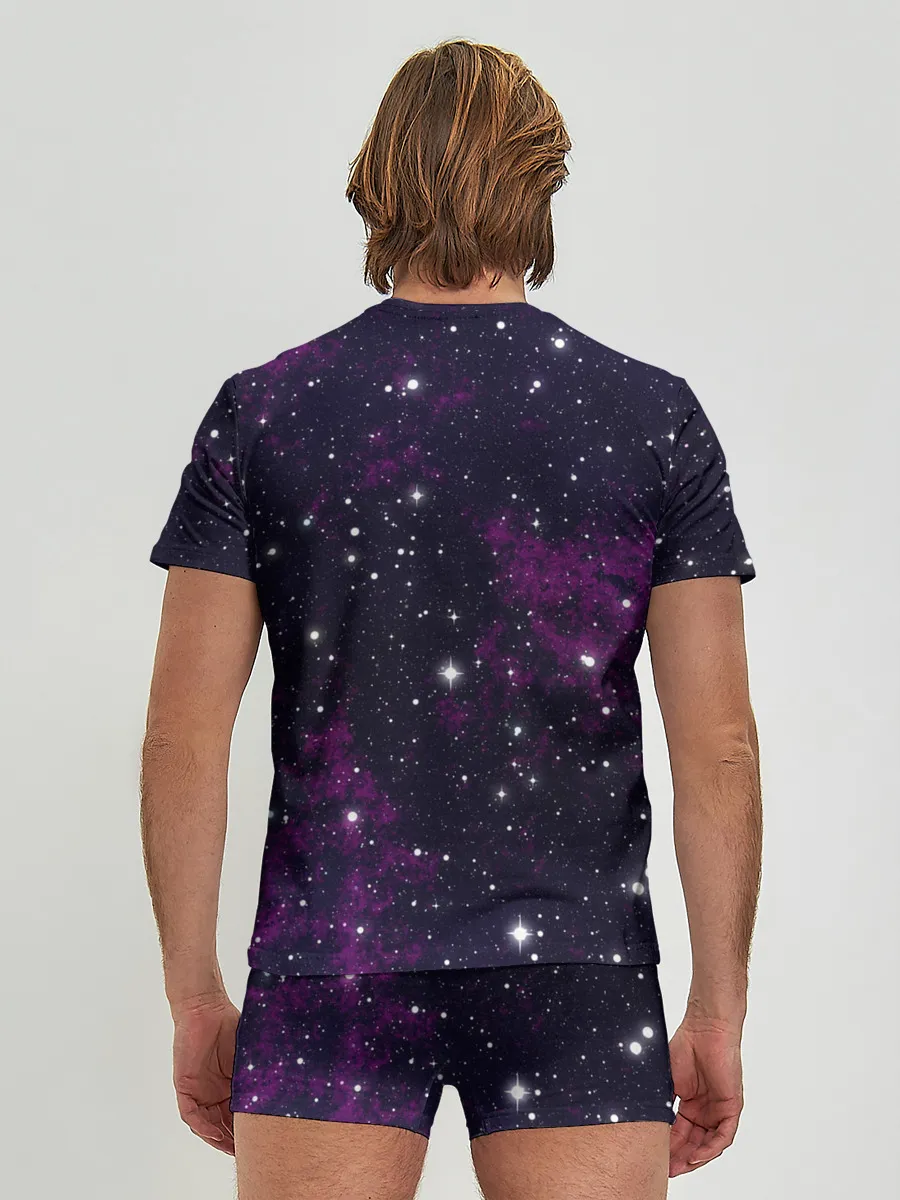 Мужские трусы с футболкой / Космос