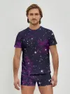 Мужские трусы с футболкой / Космос