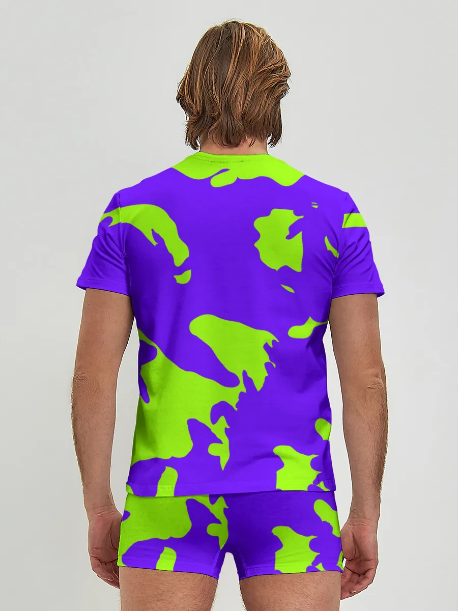 Мужские трусы с футболкой / тeкстура