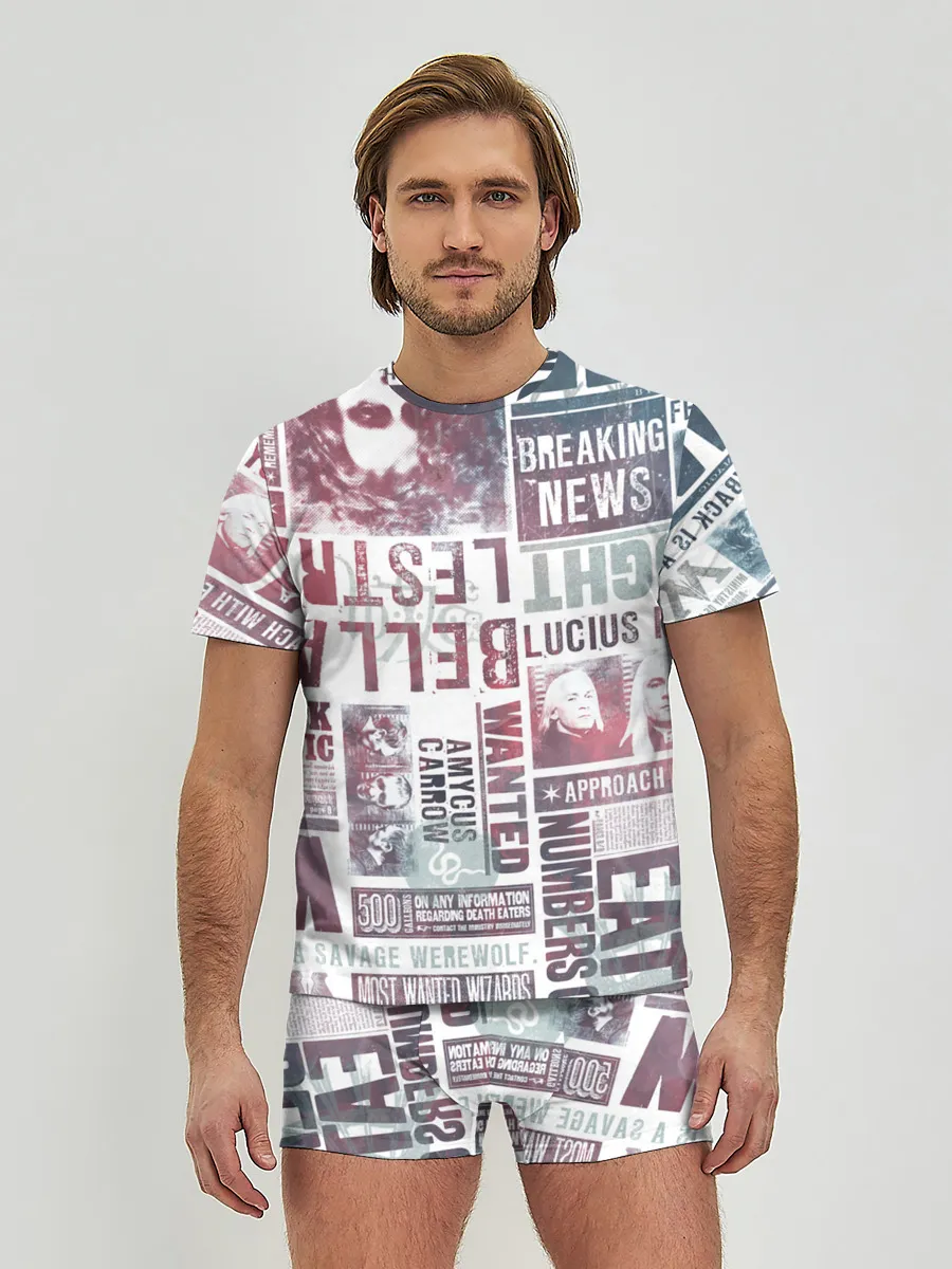 Мужские трусы с футболкой / Гарри Поттер