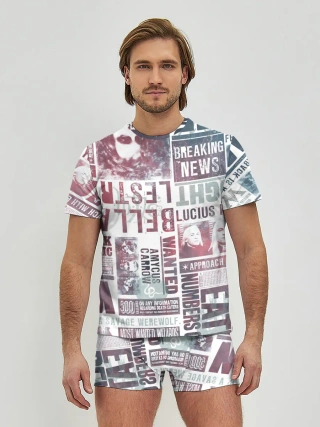 Мужские трусы с футболкой / Гарри Поттер