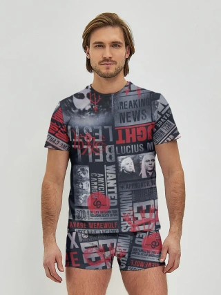 Мужские трусы с футболкой / Гарри Поттер