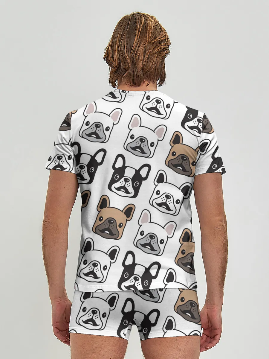 Мужские трусы с футболкой / БОСТОН ТЕРЬЕР | BOSTON TERRIER