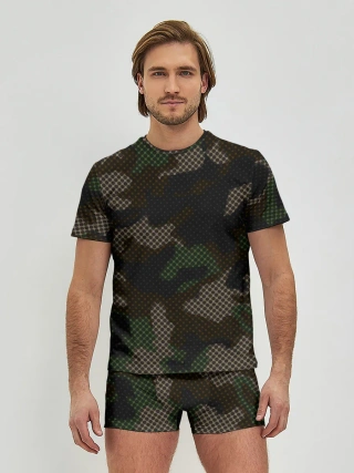 Мужские трусы с футболкой / КАМУФЛЯЖ