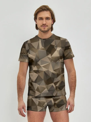 Мужские трусы с футболкой / СОВРЕМЕННЫЙ КАМУФЛЯЖ