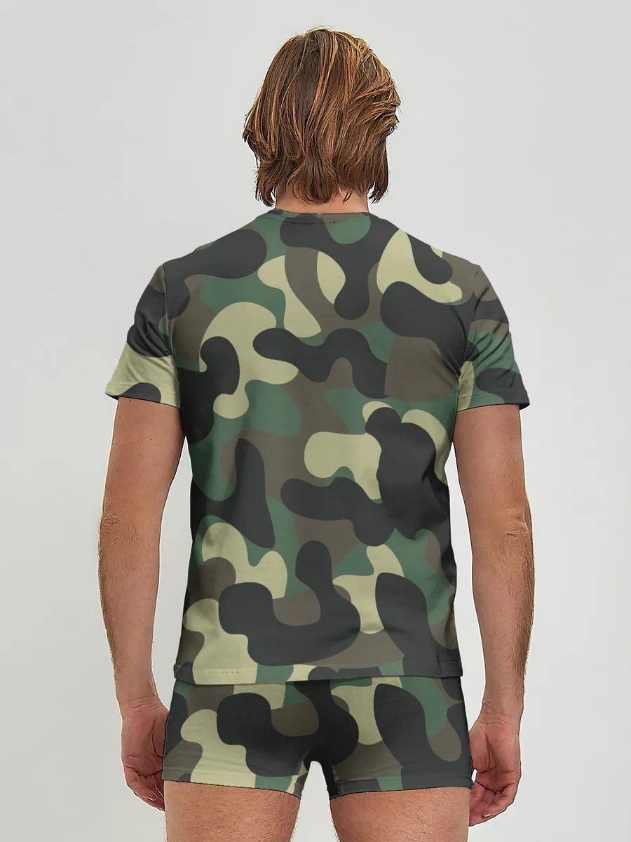 Мужские трусы с футболкой / КАМУФЛЯЖ