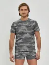 Мужские трусы с футболкой / КАМУФЛЯЖ GREY