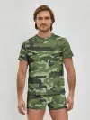 Мужские трусы с футболкой / ВЯЗАННЫЙ КАМУФЛЯЖ