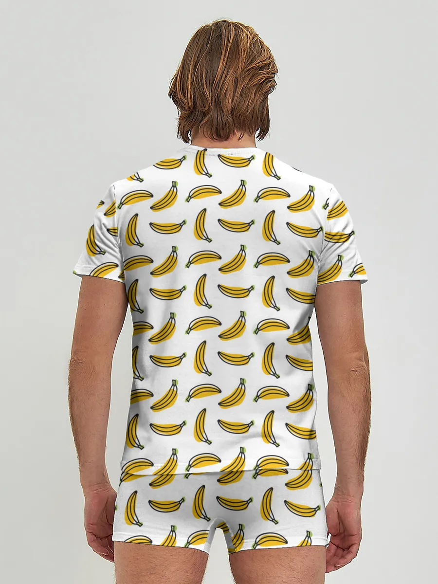 Мужские трусы с футболкой / Бананы
