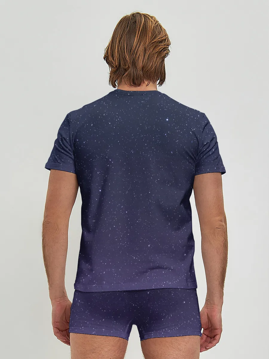 Мужские трусы с футболкой / Космос