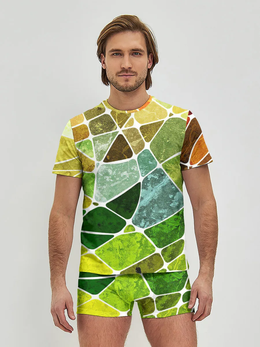 Мужские трусы с футболкой / Мозаика