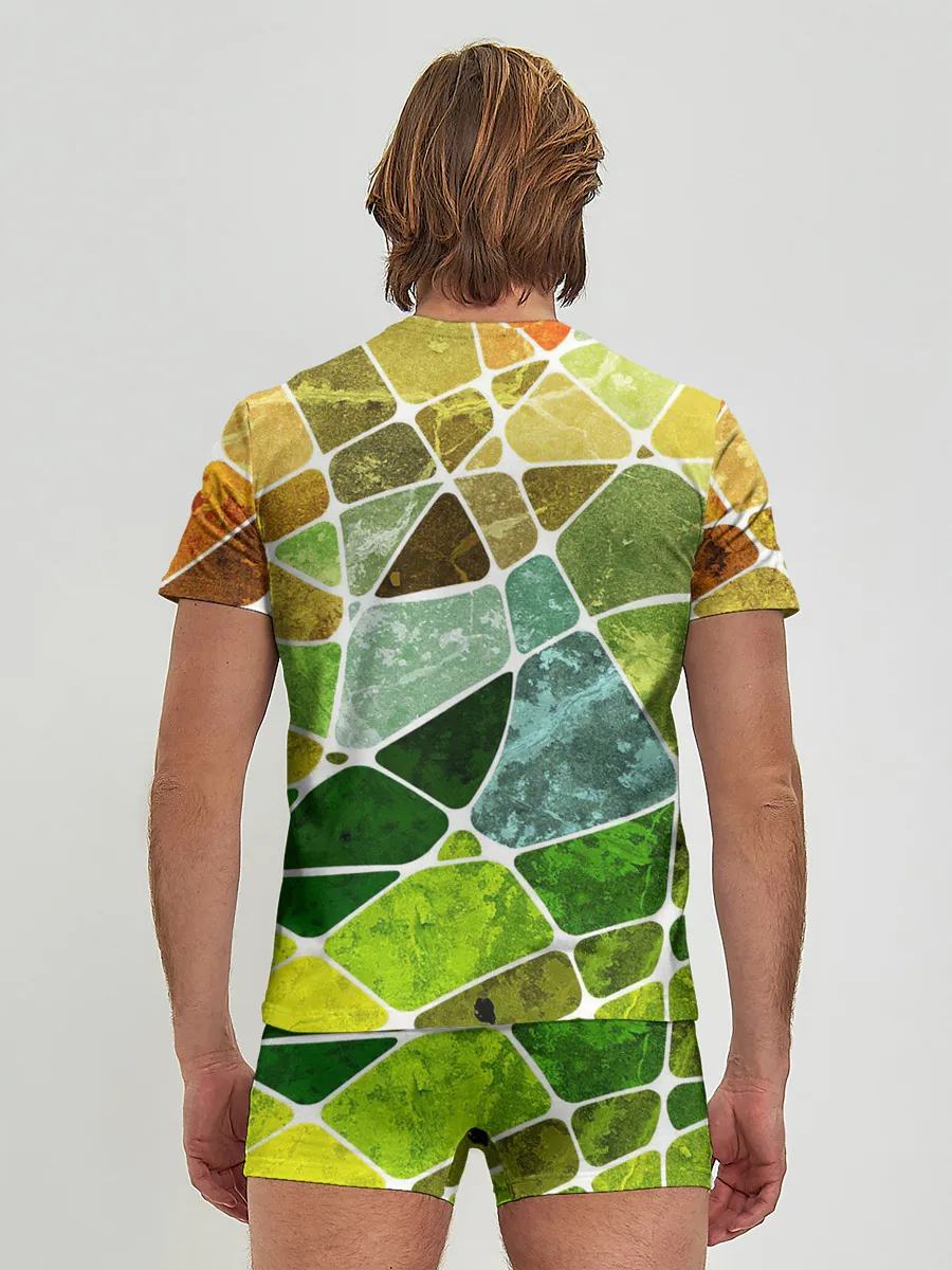 Мужские трусы с футболкой / Мозаика