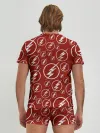 Мужские трусы с футболкой / The Flash Logo Pattern