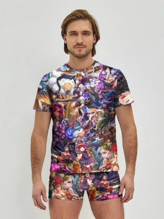 Мужские трусы с футболкой / League of Legends