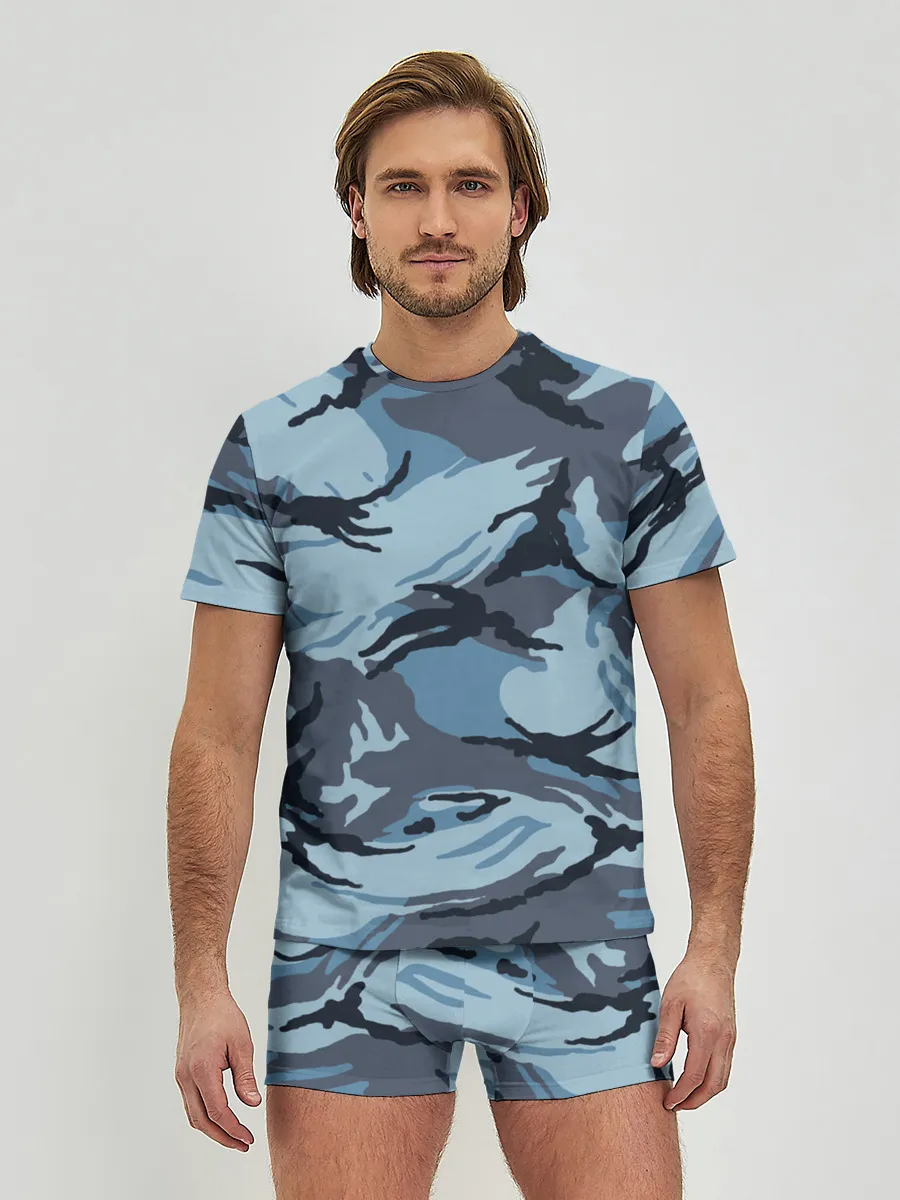 Мужские трусы с футболкой / Камуфляж Полиции