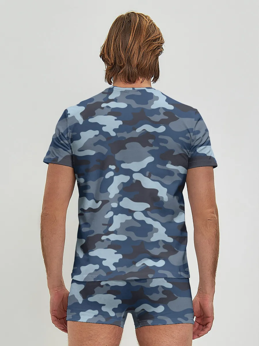 Мужские трусы с футболкой / Камуфляж МВД