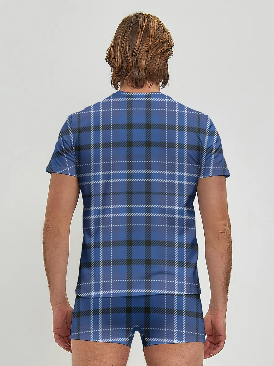 Мужские трусы с футболкой / Шотландка | Tartan