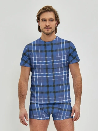 Мужские трусы с футболкой / Шотландка | Tartan