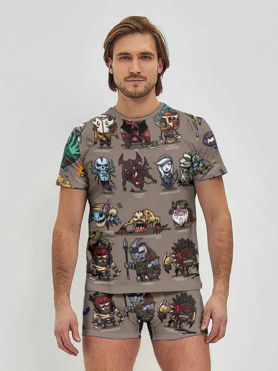 Мужские трусы с футболкой / Коры Доты 2