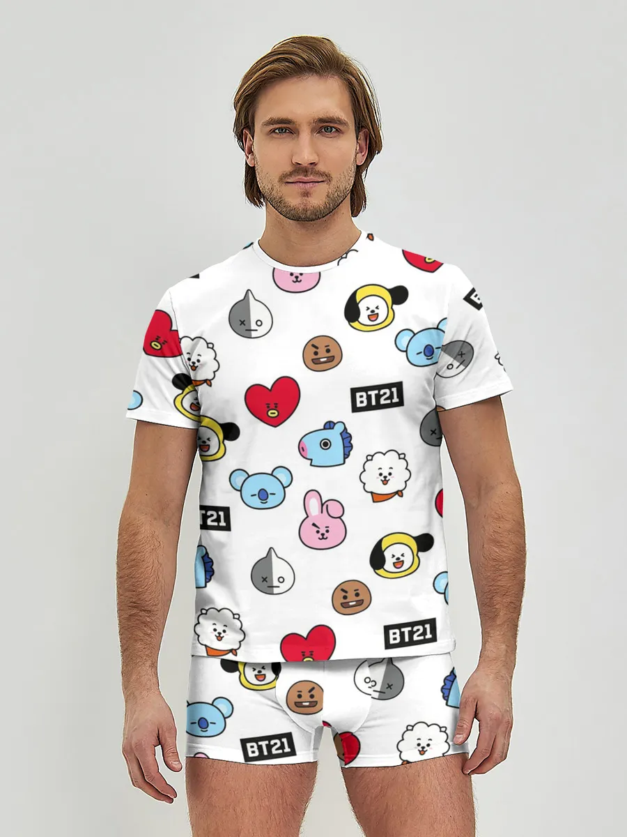 Мужские трусы с футболкой / BTS | БТС | BANGTAN BOYS | BT21
