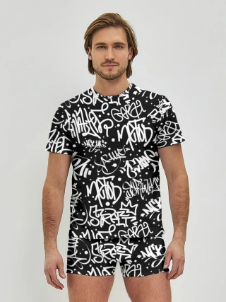 Мужские трусы с футболкой / GRAFFITI