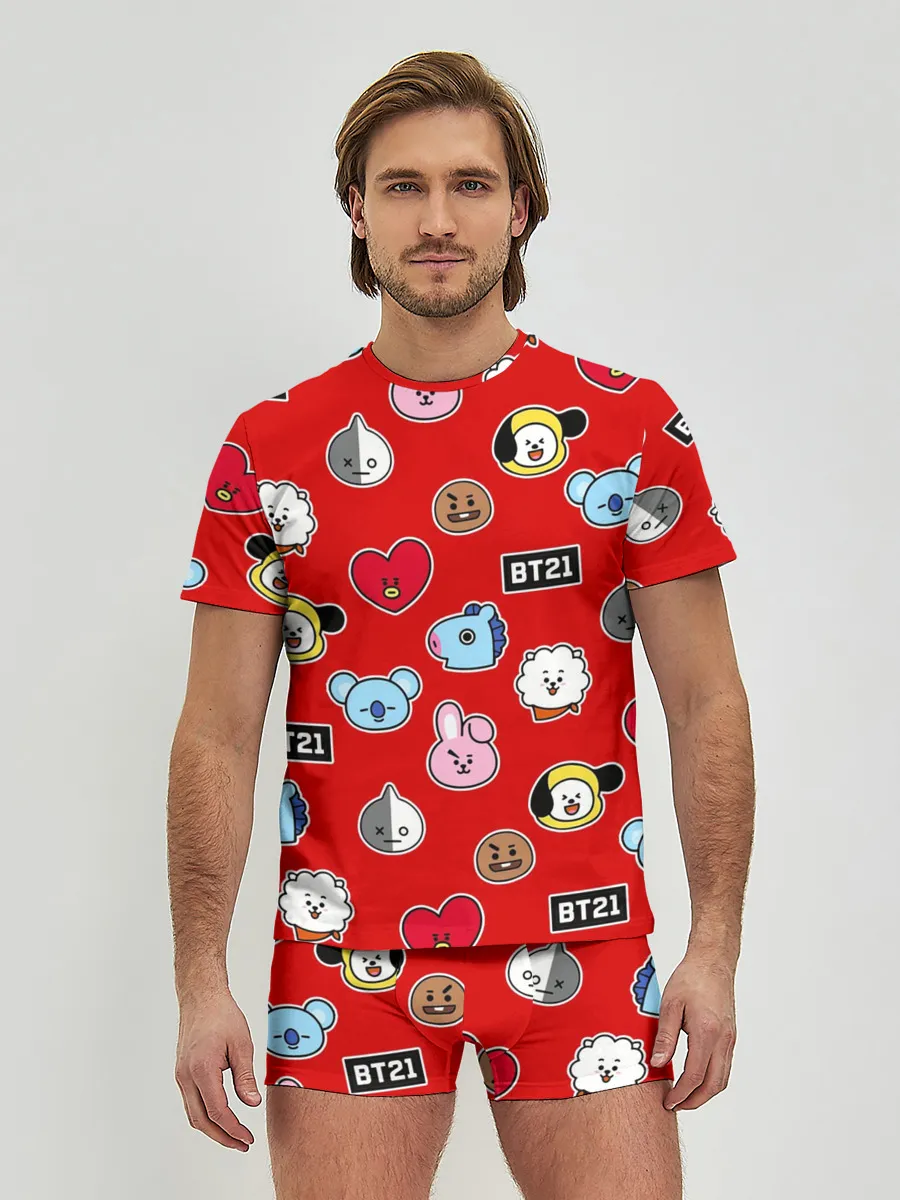 Мужские трусы с футболкой / BTS