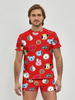 Мужские трусы с футболкой / BTS