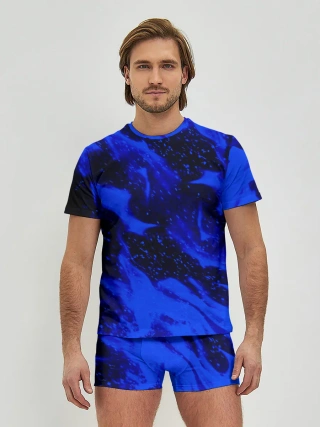 Мужские трусы с футболкой / СИНИЙ ОГОНЬ